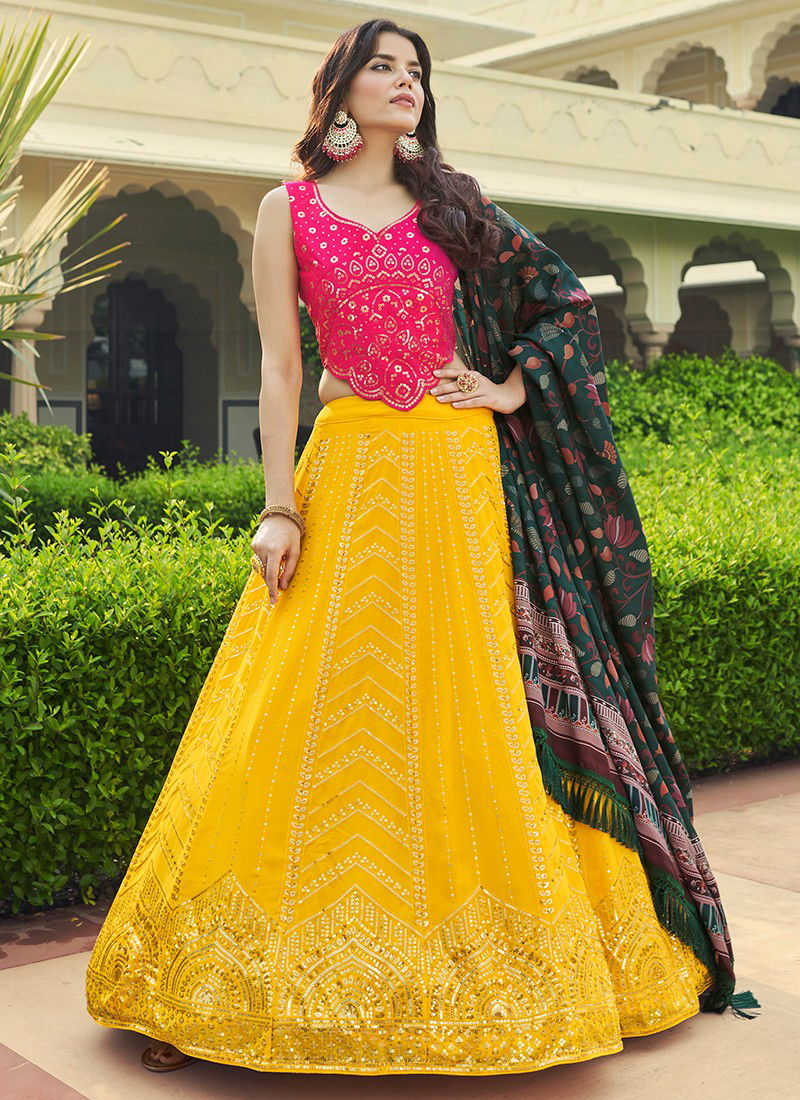 Yellow Colour Bridesmaid Vol 23 Khushbu New Latest Designer Exclusive Ethnic Wear Lehenga Choli Collection 2192